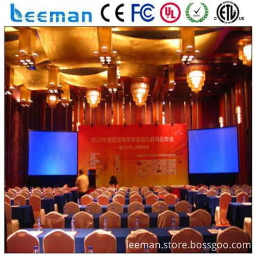 ph12.5 indoor mesh curtain transparent full color Leeman P6.25 SMD p6color rental led display